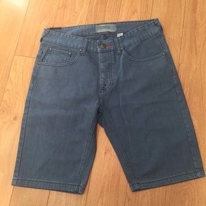 21Men Blue Denim Short, 30”
